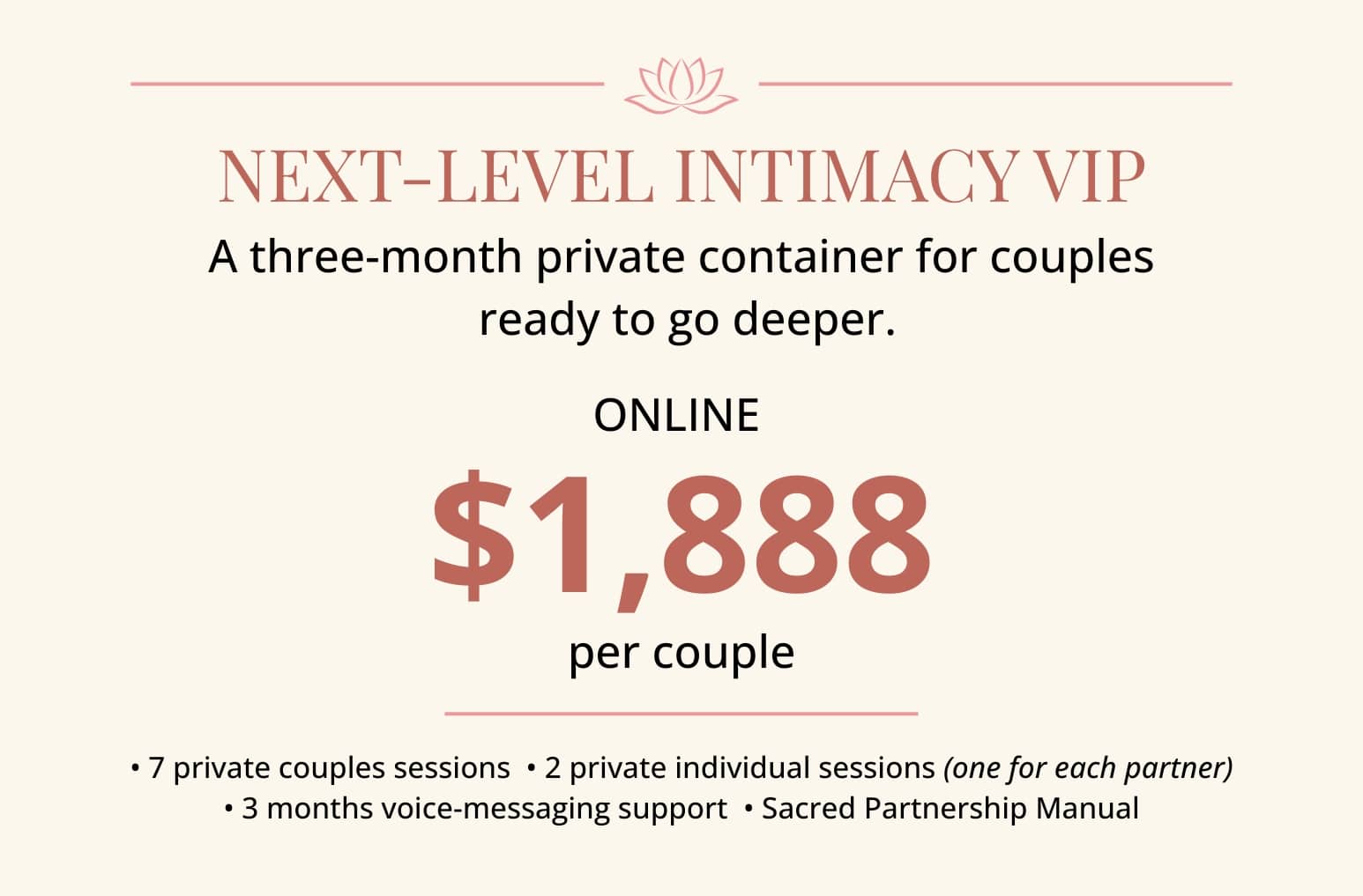 NEXT-LEVEL INTIMACY VIP